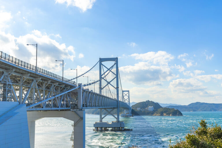 Japan Hyogo Prefecture Akashi Ohashi Bridge